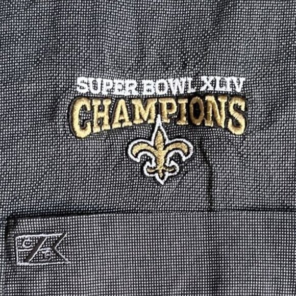 New Orleans Saints NFL Shirt Mens Size 3XL Super Bowl XLIV Long Sleeve Football - Picture 2 of 10
